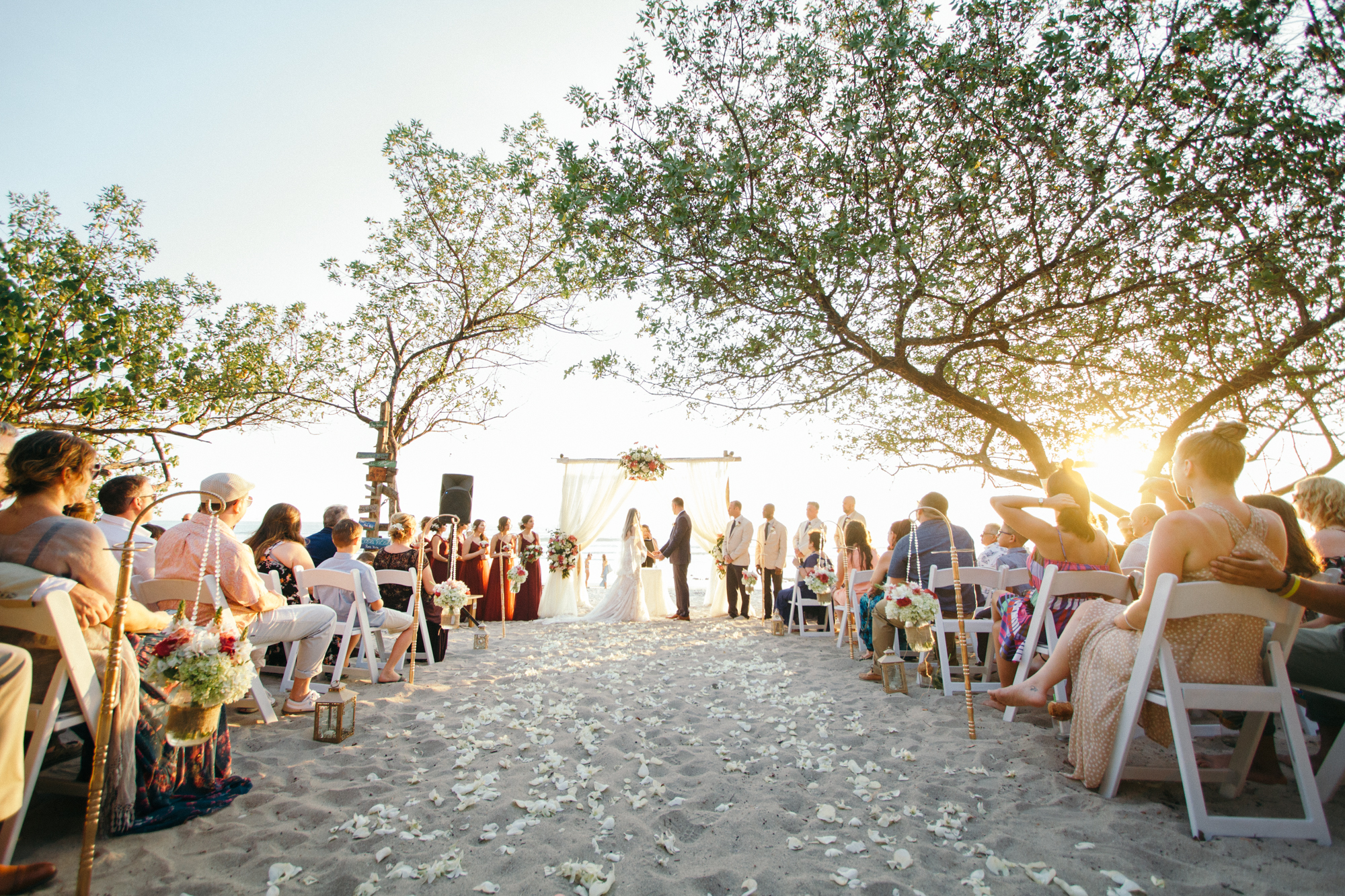 Banana Beach Wedding Jessica And Sean Megan Mccullor